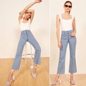 Reformation Mcgraw crop jeans